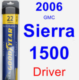 Driver Wiper Blade for 2006 GMC Sierra 1500 - Assurance