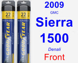 Front Wiper Blade Pack for 2009 GMC Sierra 1500 - Assurance