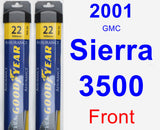 Front Wiper Blade Pack for 2001 GMC Sierra 3500 - Assurance