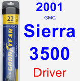 Driver Wiper Blade for 2001 GMC Sierra 3500 - Assurance