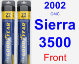 Front Wiper Blade Pack for 2002 GMC Sierra 3500 - Assurance