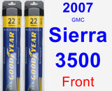 Front Wiper Blade Pack for 2007 GMC Sierra 3500 - Assurance