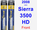 Front Wiper Blade Pack for 2008 GMC Sierra 3500 HD - Assurance