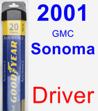 Driver Wiper Blade for 2001 GMC Sonoma - Assurance