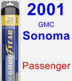Passenger Wiper Blade for 2001 GMC Sonoma - Assurance