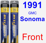 Front Wiper Blade Pack for 1991 GMC Sonoma - Assurance