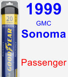 Passenger Wiper Blade for 1999 GMC Sonoma - Assurance