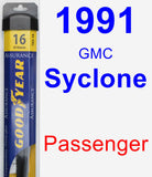 Passenger Wiper Blade for 1991 GMC Syclone - Assurance