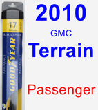 Passenger Wiper Blade for 2010 GMC Terrain - Assurance