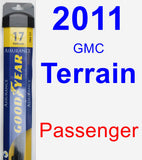 Passenger Wiper Blade for 2011 GMC Terrain - Assurance