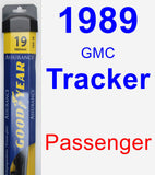 Passenger Wiper Blade for 1989 GMC Tracker - Assurance