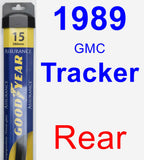 Rear Wiper Blade for 1989 GMC Tracker - Assurance