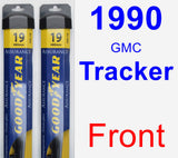 Front Wiper Blade Pack for 1990 GMC Tracker - Assurance