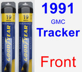 Front Wiper Blade Pack for 1991 GMC Tracker - Assurance