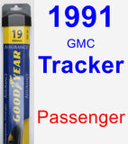 Passenger Wiper Blade for 1991 GMC Tracker - Assurance