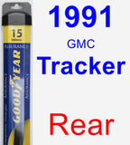 Rear Wiper Blade for 1991 GMC Tracker - Assurance