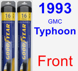 Front Wiper Blade Pack for 1993 GMC Typhoon - Assurance