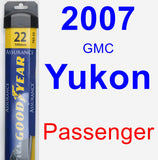 Passenger Wiper Blade for 2007 GMC Yukon - Assurance