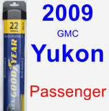 Passenger Wiper Blade for 2009 GMC Yukon - Assurance