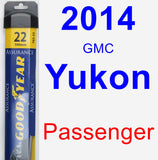 Passenger Wiper Blade for 2014 GMC Yukon - Assurance