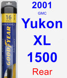 Rear Wiper Blade for 2001 GMC Yukon XL 1500 - Assurance