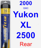 Rear Wiper Blade for 2000 GMC Yukon XL 2500 - Assurance