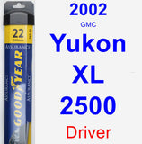Driver Wiper Blade for 2002 GMC Yukon XL 2500 - Assurance