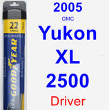 Driver Wiper Blade for 2005 GMC Yukon XL 2500 - Assurance