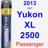 Passenger Wiper Blade for 2013 GMC Yukon XL 2500 - Assurance