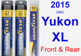 Front & Rear Wiper Blade Pack for 2015 GMC Yukon XL - Assurance