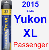 Passenger Wiper Blade for 2015 GMC Yukon XL - Assurance