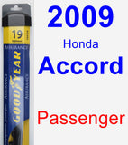 Passenger Wiper Blade for 2009 Honda Accord - Assurance