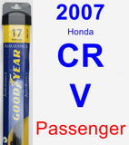 Passenger Wiper Blade for 2007 Honda CR-V - Assurance