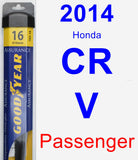 Passenger Wiper Blade for 2014 Honda CR-V - Assurance