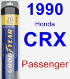 Passenger Wiper Blade for 1990 Honda CRX - Assurance