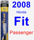 Passenger Wiper Blade for 2008 Honda Fit - Assurance