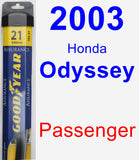 Passenger Wiper Blade for 2003 Honda Odyssey - Assurance