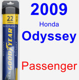 Passenger Wiper Blade for 2009 Honda Odyssey - Assurance