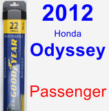 Passenger Wiper Blade for 2012 Honda Odyssey - Assurance