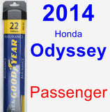 Passenger Wiper Blade for 2014 Honda Odyssey - Assurance