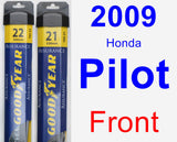 Front Wiper Blade Pack for 2009 Honda Pilot - Assurance