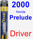 Driver Wiper Blade for 2000 Honda Prelude - Assurance