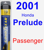 Passenger Wiper Blade for 2001 Honda Prelude - Assurance