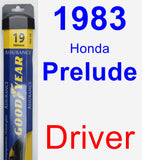 Driver Wiper Blade for 1983 Honda Prelude - Assurance