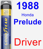 Driver Wiper Blade for 1988 Honda Prelude - Assurance