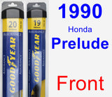 Front Wiper Blade Pack for 1990 Honda Prelude - Assurance