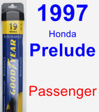 Passenger Wiper Blade for 1997 Honda Prelude - Assurance