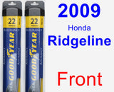 Front Wiper Blade Pack for 2009 Honda Ridgeline - Assurance