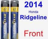 Front Wiper Blade Pack for 2014 Honda Ridgeline - Assurance