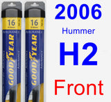 Front Wiper Blade Pack for 2006 Hummer H2 - Assurance